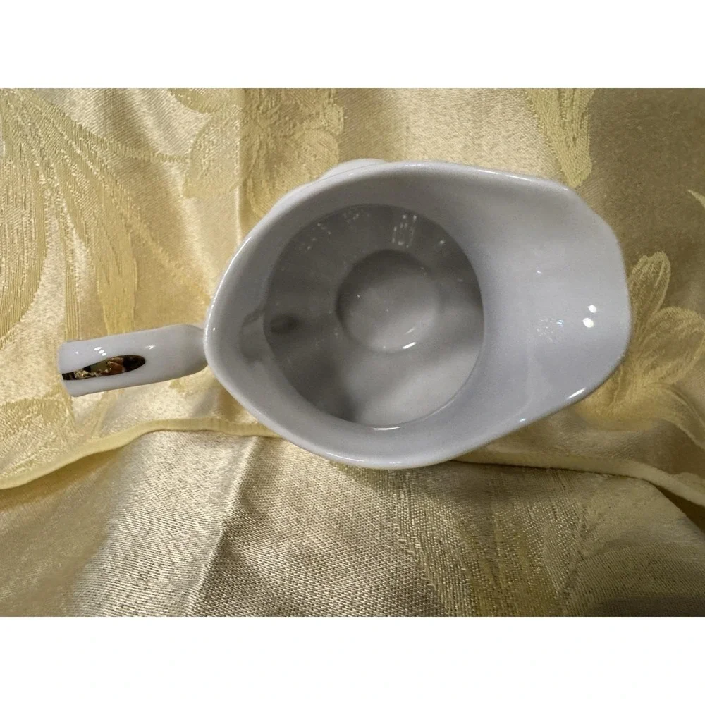 T Limoges Vizavi Oro Fragonard Sugar Bowl w Lid & Creamer 24K Gold Italy